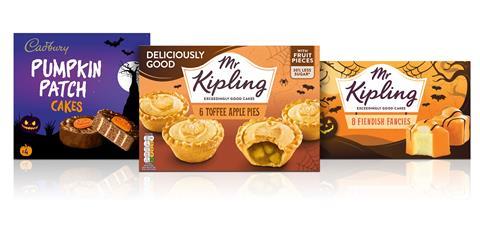 Halloween release - Mr Kipling, Cadbury - group shot