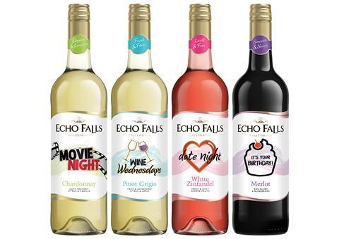 Echo Falls Bottle Labels