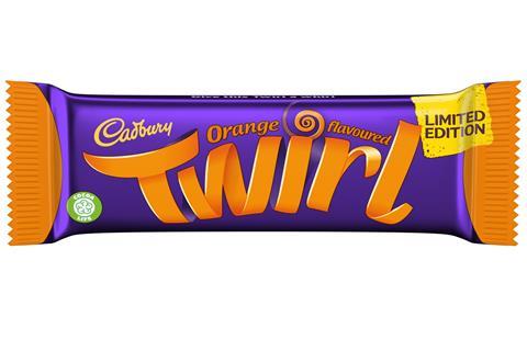 Cadbury Twirl Orange