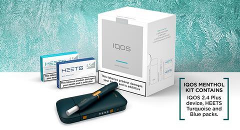 iqos menthol open and device 1