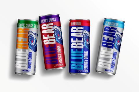 Blue Bear Energy Drink complete range June 2025