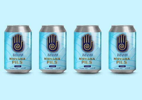 NIRVANA-PILS-4 CANS-BLUE BACKGROUND-LANDSCAPE