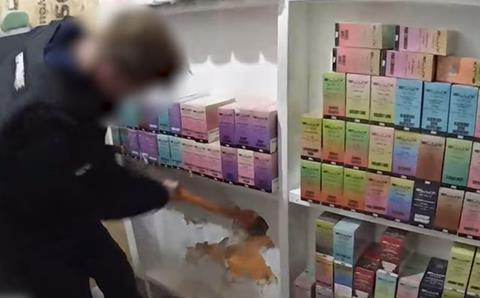 Illicit tobacco raid