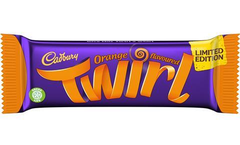 Cadbury Twirl Orange