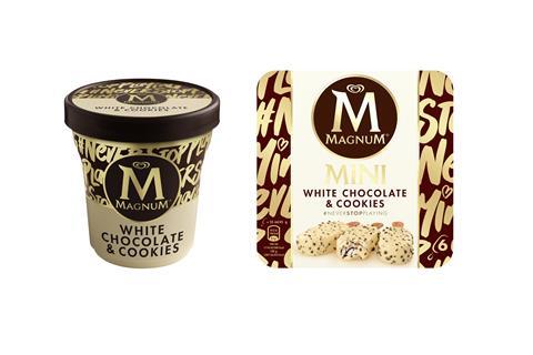 Magnum White Chocolate and Cookies