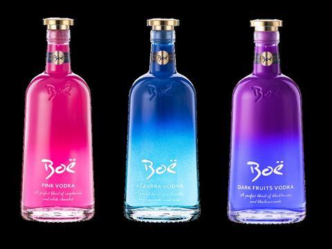 Boe Vodka range