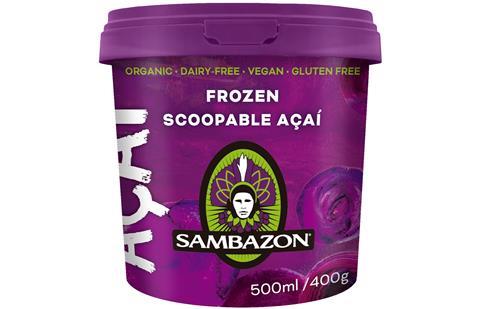 Sambazon Scoopable Açaí 500ml Tub