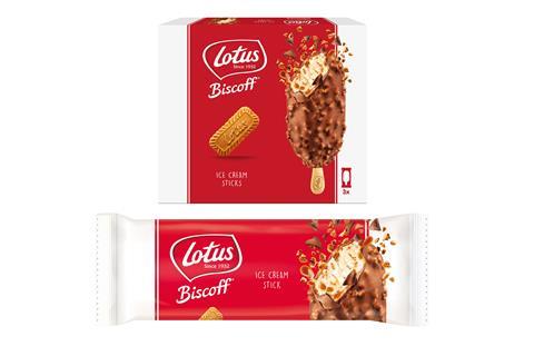 Lotus Biscoff Ice Cream Sticks