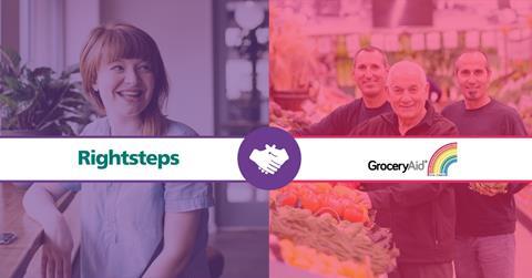 GroceryAid and Rightsteps announcement