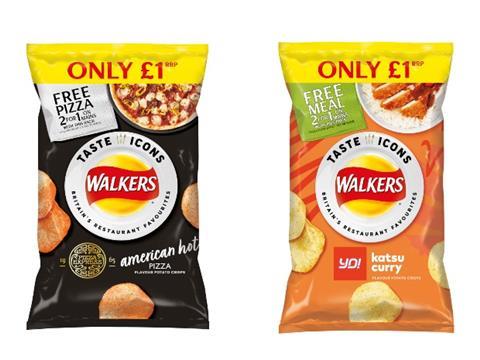 Walkers taste icons