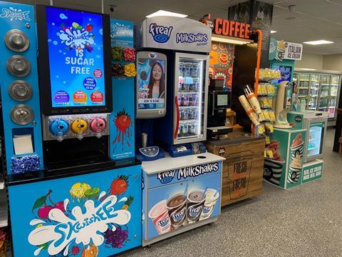 Skwishee slush machine inside Southampton store