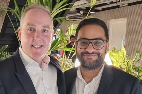 Jamie Davison with Kash Khera, Smply Fresh