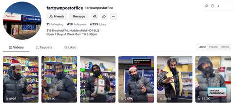 Fartown Post Office - Bradford TikTok Page