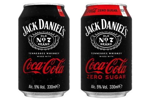 Jack Daniel's & Coca Cola PMP (with and without sugar)