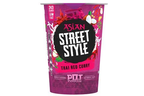 Asian Street Style Thai Red Curry