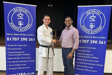 Prem at Lea Valley Karate Club