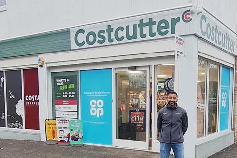 Anand Cheema store Costcutter Falkirk