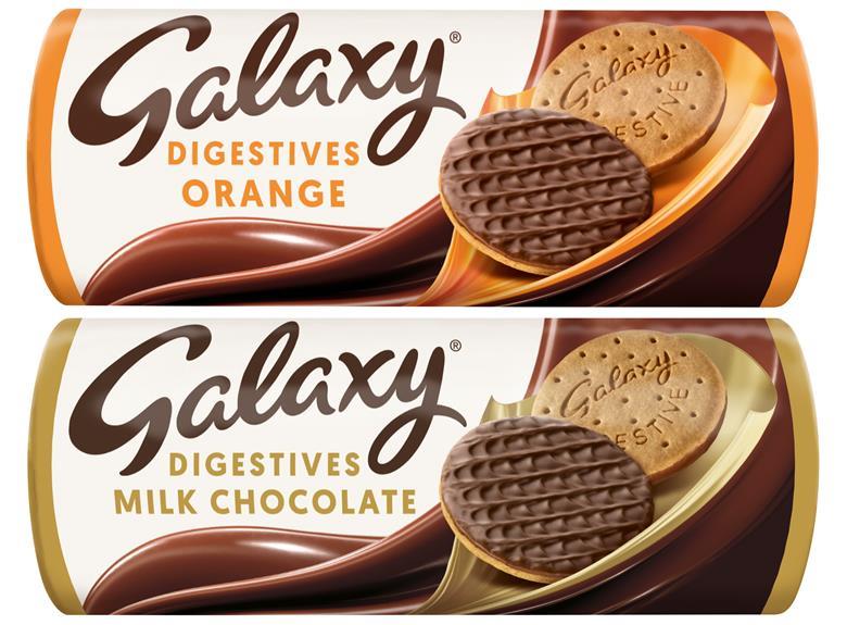 Mars releases Galaxy Milk Chocolate and Orange Digestive Biscuits