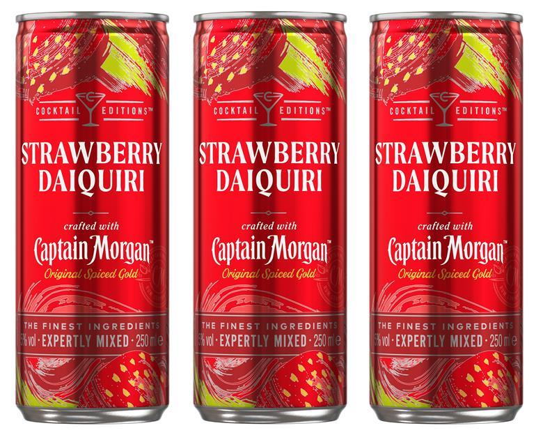 Diageo releases Captain Strawberry Daiquiri RTD Product News