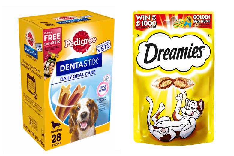 Dreamies and Pedigree onpack promos from Mars Petcare Product News