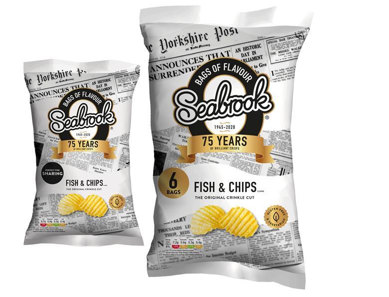 Seabrook celebrates milestone with new fish & chip flavour crisps