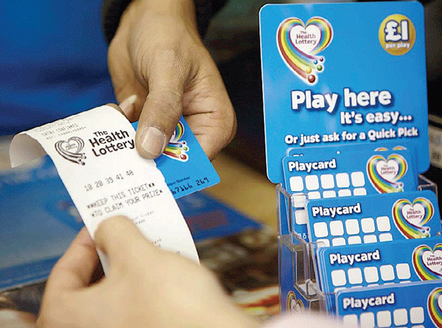 Health Lottery receipt