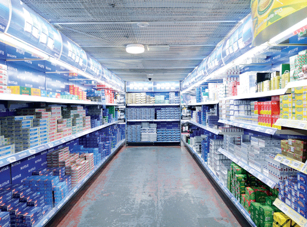 Wholesale tobacco aisle