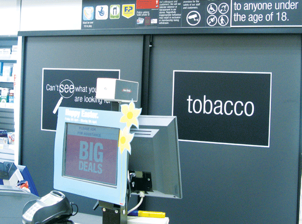 Tobacco display ban
